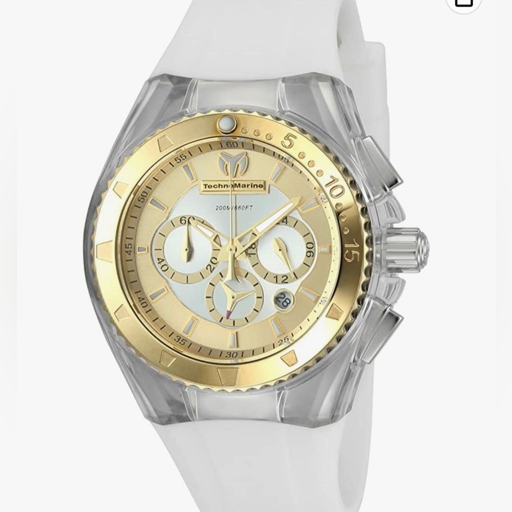 TechnoMarine Women's Cruise Quartz Stainless Steel White Watch